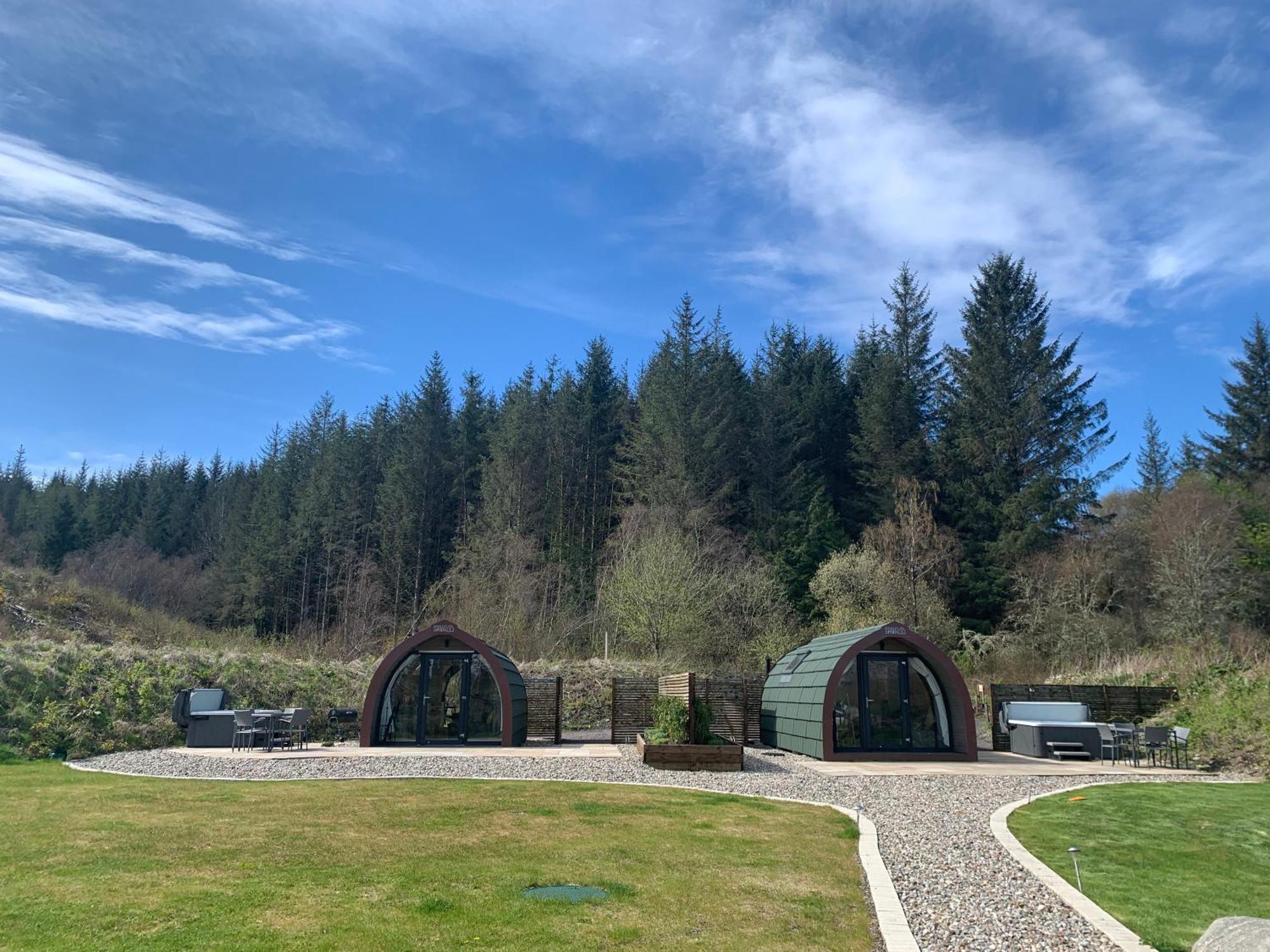 Villa Red Squirrel Pod With Hot Tub Oban Exterior foto