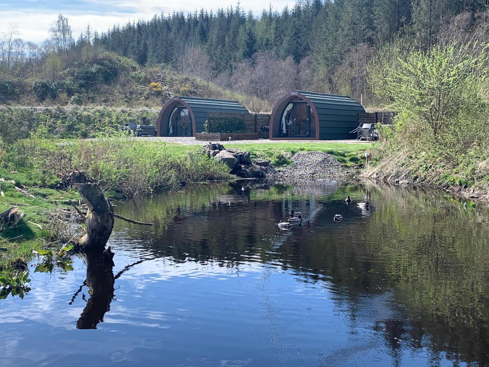 Villa Red Squirrel Pod With Hot Tub Oban Exterior foto